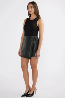 Melissa Leather Skirt