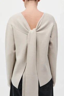 Milano Knit Scarf Jumper Creme