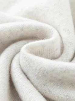 N.21 100% Cashmere Oversized High Low V Neck Terry