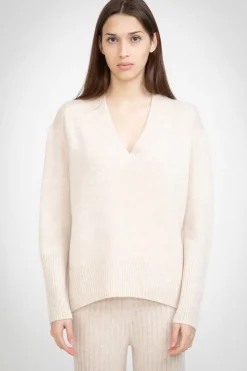 N.84 Cashmere Blend Oversized V Neck Shell