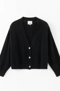 N275C Cashmere Cardigan Black