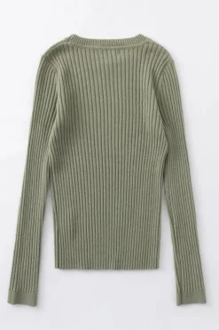 N289C Pullover Dark Moss