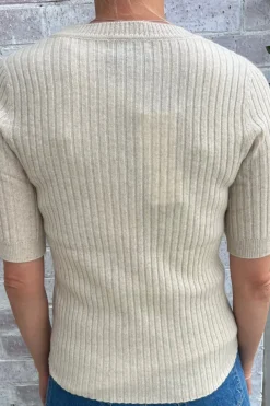 N48C Short Sleeve Pullover Sand