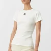 Nora Fitted Tee Soft White