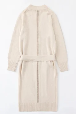 N168W Cashmere Blend Long Cardigan Shell