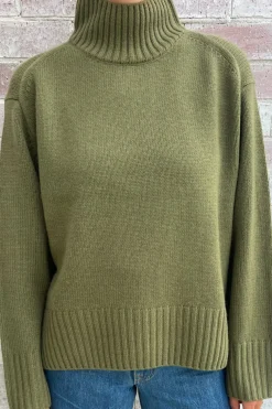 N325W Pullover Dark Moss