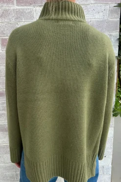 N325W Pullover Dark Moss