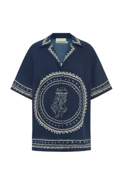 Oceane Silk Shirt Blue