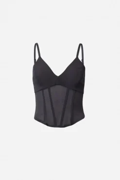 Omega Bustier Dark Silver
