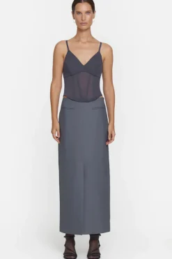 Omega Bustier Dark Silver