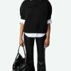 Oscar Love Yourself Diamante Sweatshirt Noir