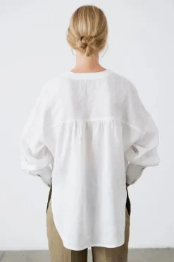 Palma Scoop Blouse White