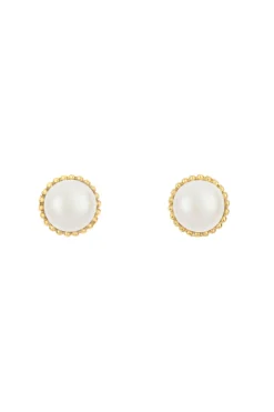 Pearl Earrings Gold