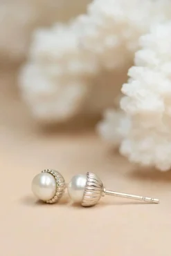 Pearl Earrings Silver