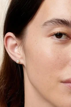 Pearl Earrings Silver