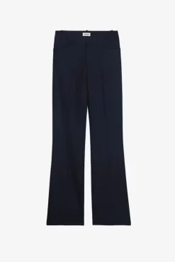 Pistol Trousers 100% Virgin Wool Encre