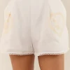 Porto Shorts White Linen
