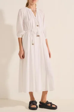 Priam Caftan White