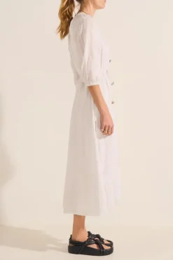 Priam Caftan White