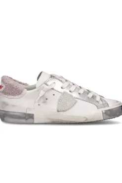 PRSX Low Woman Veau Eponge Blanc Rose