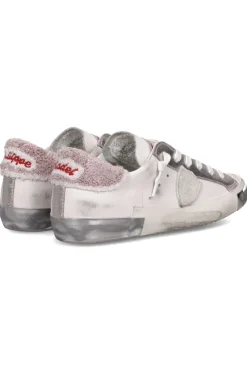 PRSX Low Woman Veau Eponge Blanc Rose