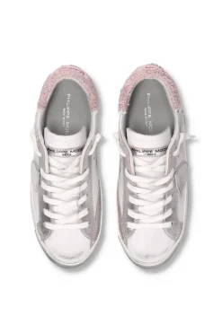 PRSX Low Woman Veau Eponge Blanc Rose