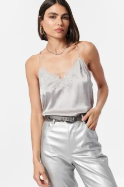 Racer Charmeuse Cami Quill