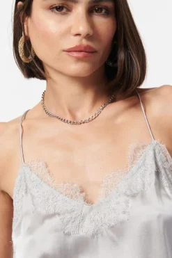 Racer Charmeuse Cami Quill