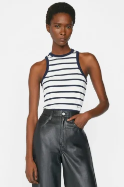 Racer Tank Navy Multi