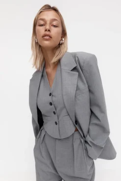 Rebe Blazer Grey