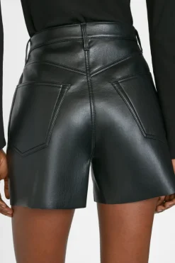 Recycled Leather Le Super High Short Noir