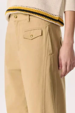 Renata Cotton Pant Beige