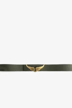 Reversible Rock Belt Khaki/ Light Blue