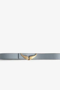 Reversible Rock Belt Khaki/ Light Blue