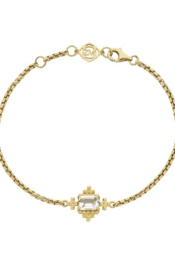 Reya Bracelet Gold With White Topaz