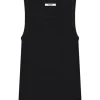 Ribbed Tank Top Black