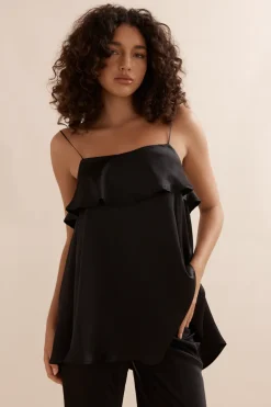 Rio Tank Black Silk