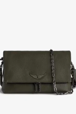 Rocky Grained Leather Bag Record