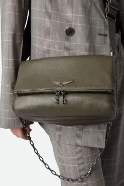 Rocky Grained Leather Bag Record