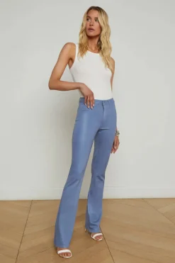 Ruth Coated Straight Leg Jean Wild Wind