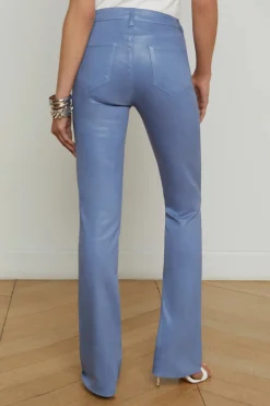 Ruth Coated Straight Leg Jean Wild Wind