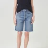 90's Mid Rise Loose Short Precision