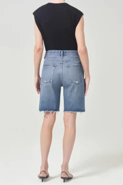 90's Mid Rise Loose Short Precision