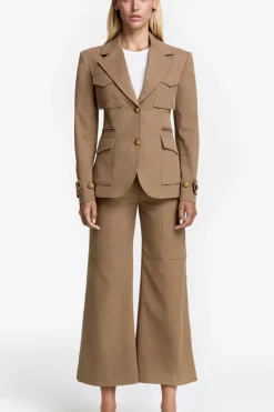 Safari Blazer Burlap