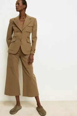 Safari Blazer Burlap