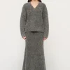 Sasha Fluffy Knit Charcoal