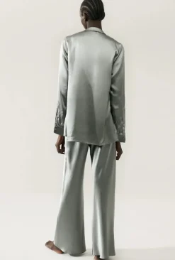 Silk Laundry Relaxed Blazer Moon