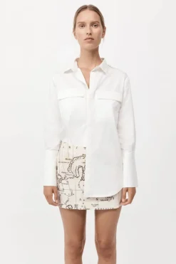 Silk Mini Skirt Atlas