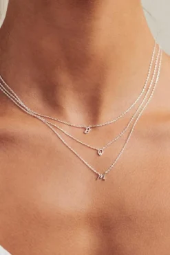 Silver Love Letter Necklace