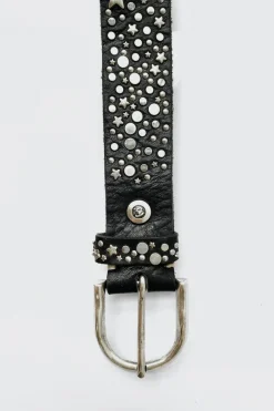 Sterora Silver Black Belt 0790